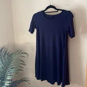 Navy T-shirt dress